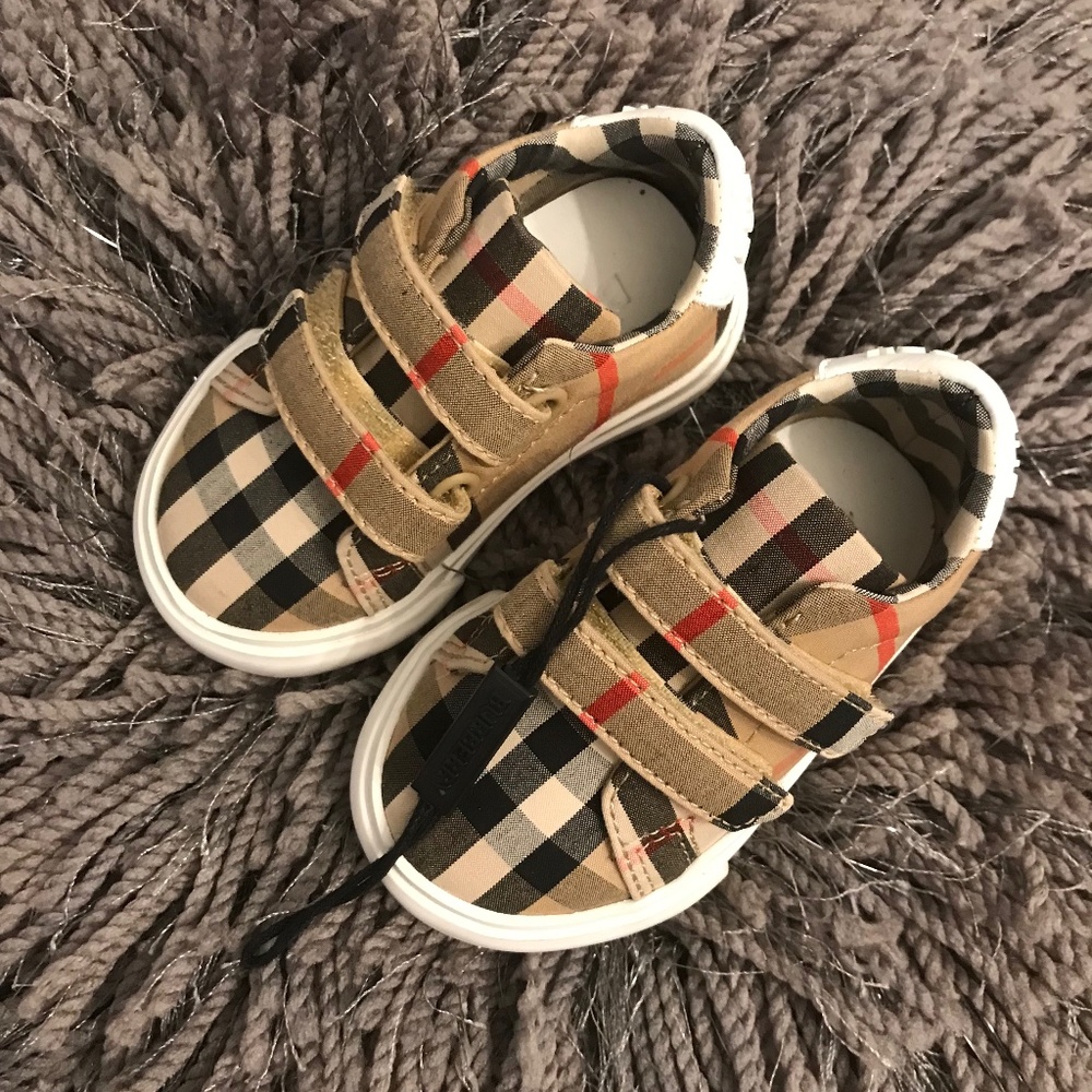 Burberry Baby's & Little Kid's Mini Markham Check Sneakers
